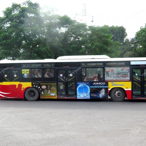 Quảng cáo xe bus tại Hà Nội cho khách hàng Molux