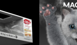 Biển quảng cáo 3D “Tìm #Nyaro” độc đáo tại Nhật Bản
