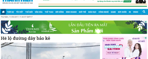 bảng giá quảng cáo báo thanh niên