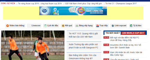 báo giá quảng cáo trên báo thethao247