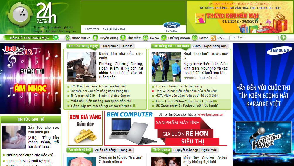 Quảng cáo trên báo 24h 1 quảng cáo trên báo 24h