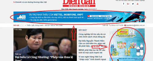 Booking quảng cáo Enternews
