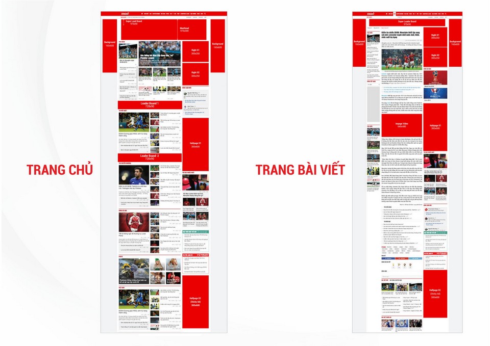 Báo giá quảng cáo Bongda.com.vn