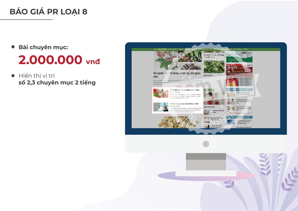 Báo giá quảng cáo trên báo Sức khỏe và Đời sống
