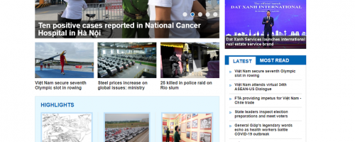 quảng cáo trên báo Vietnamnews