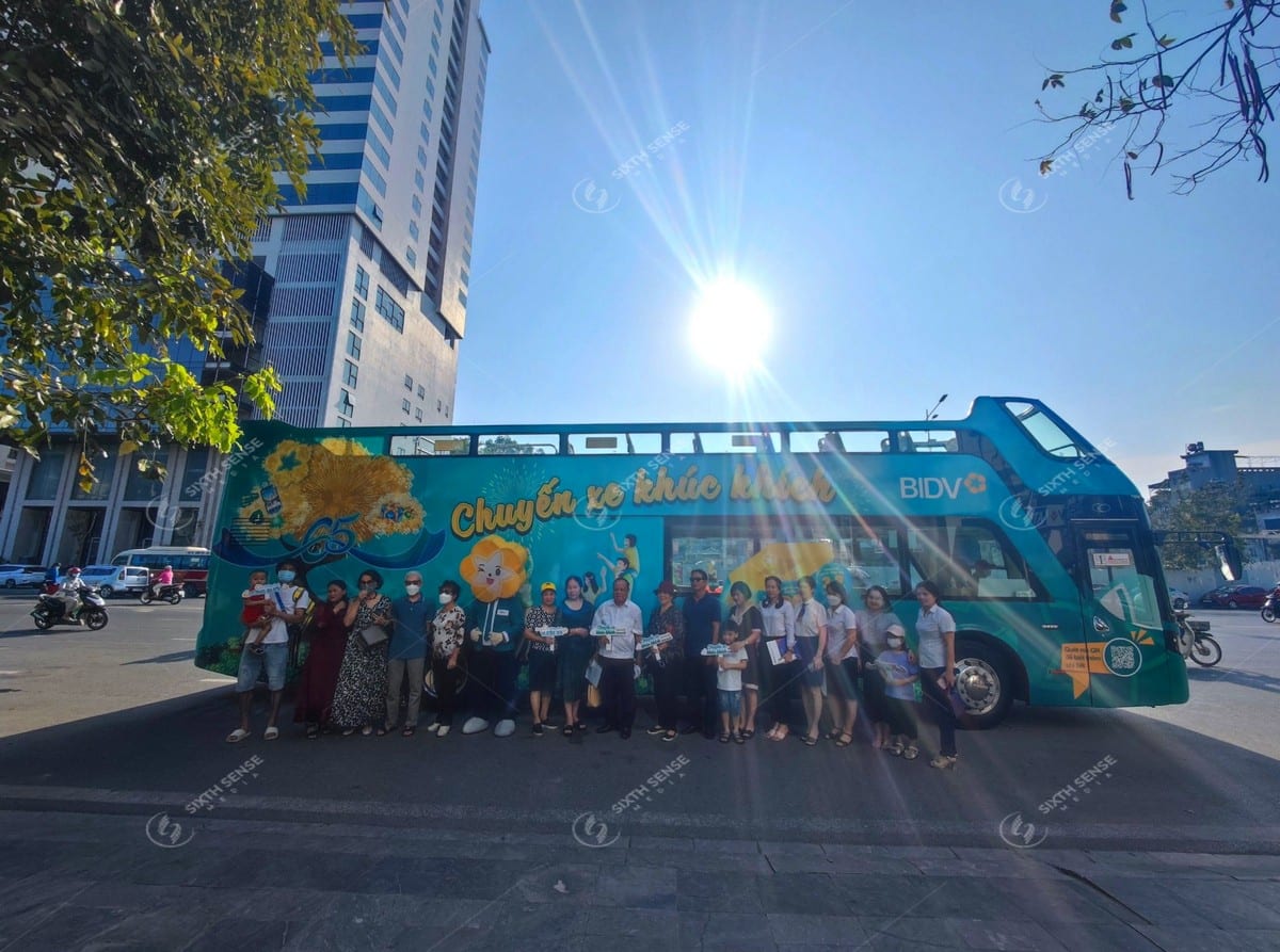 BIDV tổ chức roadshow xe bus 2 tầng khắp 13 tỉnh, thành phố