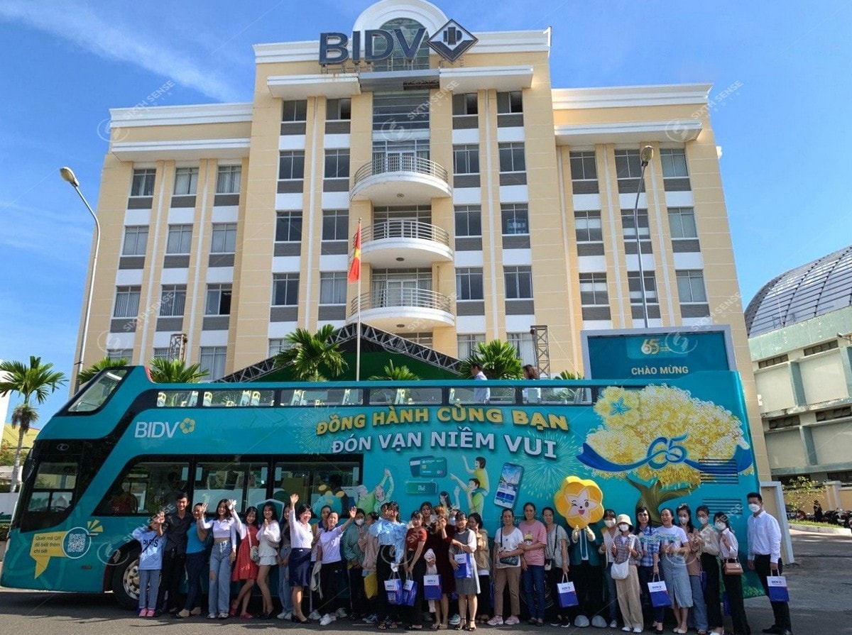 BIDV tổ chức roadshow xe bus 2 tầng khắp 13 tỉnh, thành phố