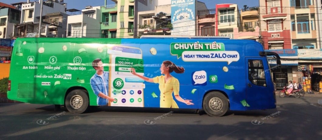 Dự án luxury roadshow trên xe ô tô 45 chỗ cho Ví điện tử ZaloPay