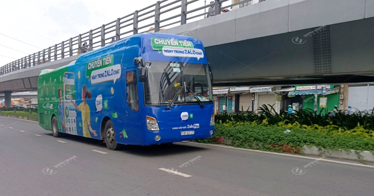 Dự án luxury roadshow trên xe ô tô 45 chỗ cho Ví điện tử ZaloPay