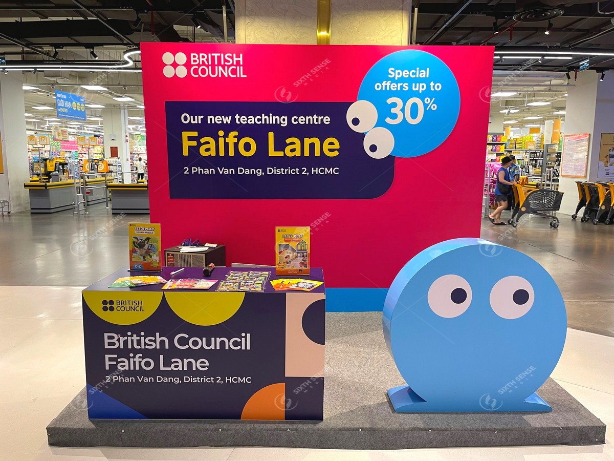 Tổ chức activation khai trương cơ sở British Council Faifolane